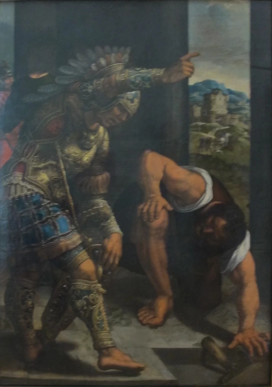 II - Gabinetto d'arte, The Bute collection, Bernard van Orley, guerriero romano e servo, attribuito